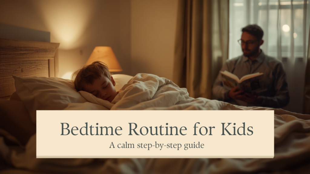 serene child's bedroom at bedtime
